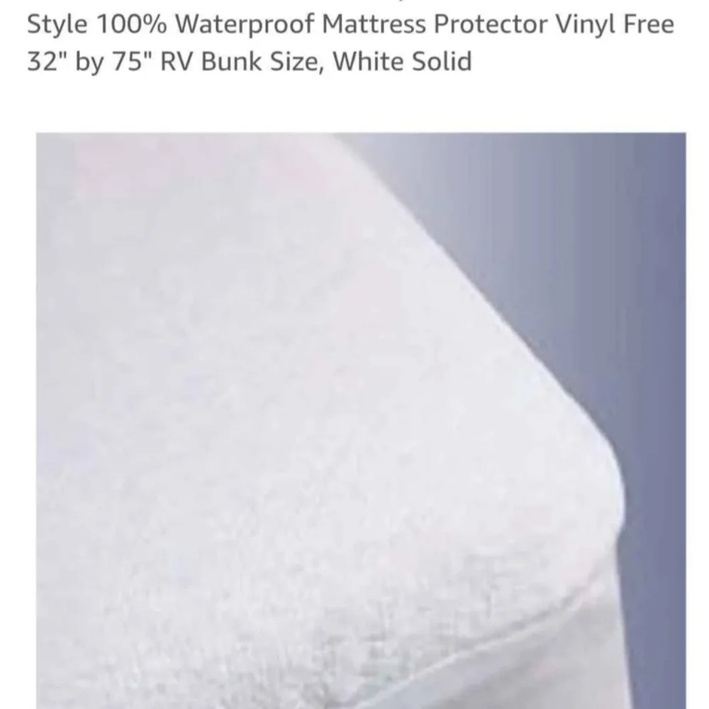 Camper Bunkhouse Mattress Protector